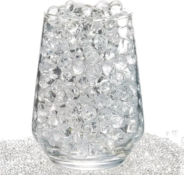 Main image of ZTML MS 16,000 Pieces Clear Vase Filler Beads, Floating Candles, Floral Decoration, Christmas Decoration, Wedding Centerpiece