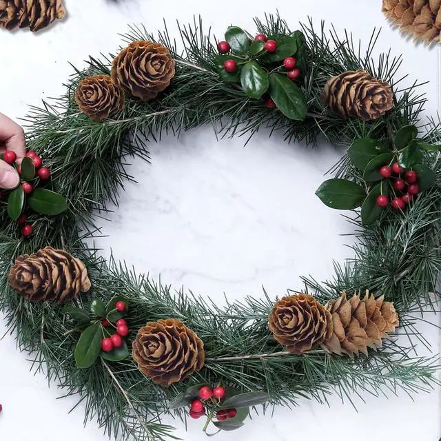 Alt view image 4 of 7 - 150 Pcs Christmas Natural Mini Pine Cones - Thanksgiving Small Pinecone