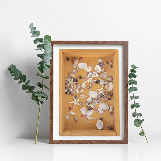 Alt view image 2 of 7 - JQAQJU 1000 PCS Tiny Sea Shells & Small Starfish Mixed Shells for Crafts