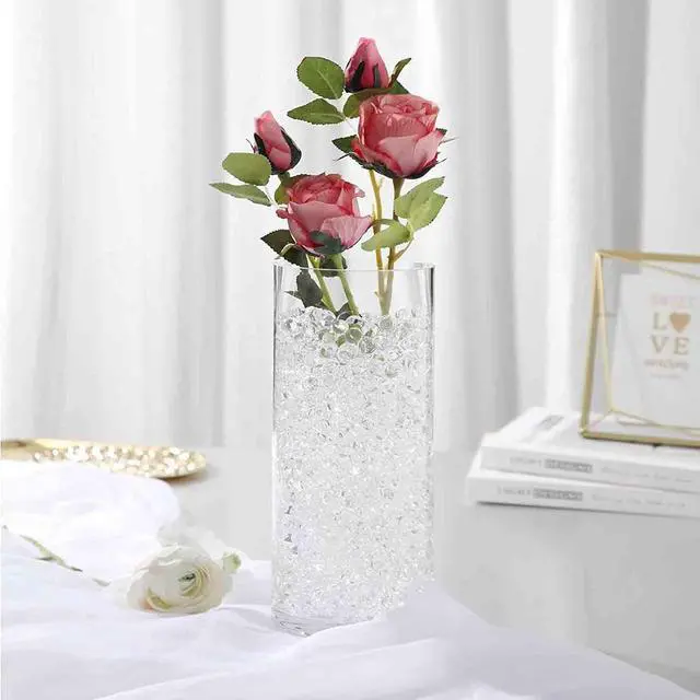 Alt view image 6 of 7 - FALAMON 80,000 Clear Beads for Vases, Transparent Vase Filler, Christmas Decoration, Wedding Centerpiece, Floating Candles, Floral Decoration