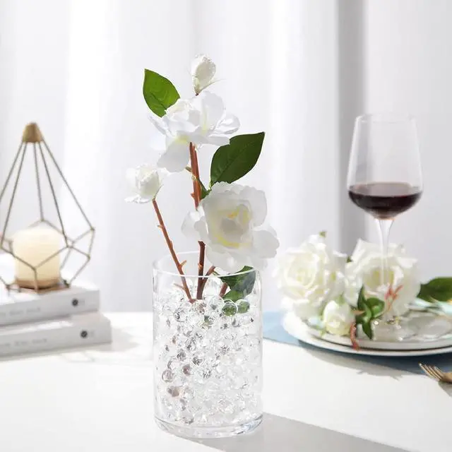 Alt view image 7 of 7 - FALAMON 80,000 Clear Beads for Vases, Transparent Vase Filler, Christmas Decoration, Wedding Centerpiece, Floating Candles, Floral Decoration