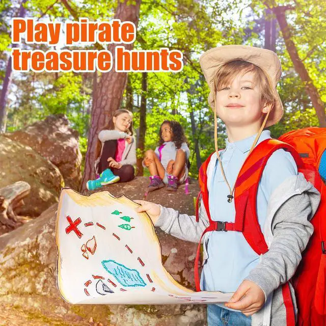 Alt view image 4 of 7 - Skylety 200 Pcs Halloween Pirate Gold Coins Party Decorations