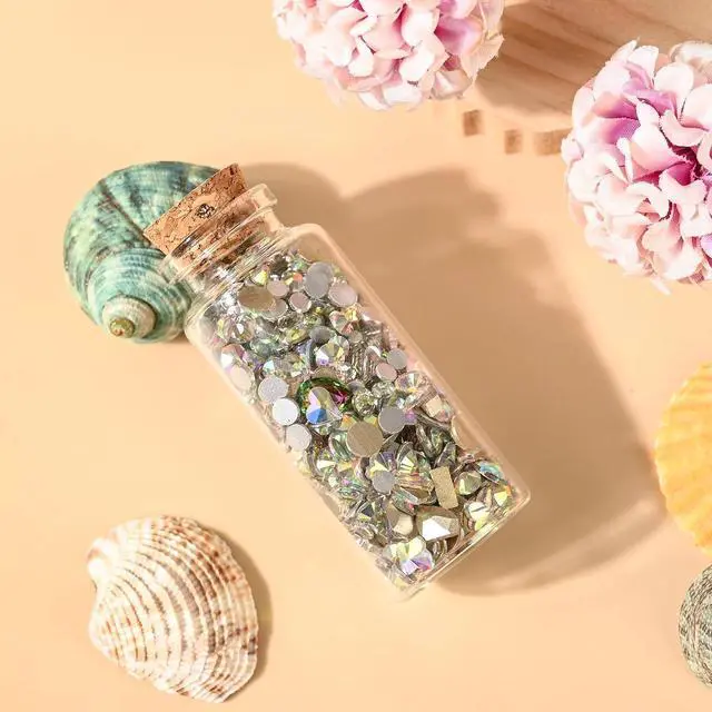 Alt view image 4 of 7 - 12PCS Mini Glass Bottle with Wood Cork Stoppers,30ml DIY Decoration Glass Jars for Halloween Decorations,Wedding Party Favors