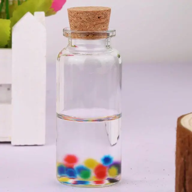 Alt view image 4 of 6 - MaxMau 30ml Cork Stoppers Glass Bottles, Small Jars for Candy Wishing Bottle Wedding Favors (12 Sets)