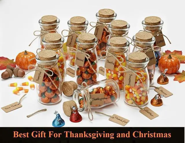 Alt view image 4 of 7 - Otis Classic Small Glass Jars with Lids Set of 12 Mini Glass Bottles with Corks for Halloween Decorations Fall Décor Wedding & Party Favors, Halloween DIY Crafts, Potions, Spices & Candy, 3.4 oz