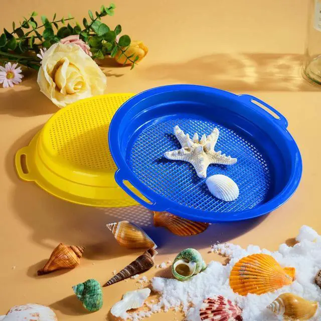 Alt view image 3 of 7 - Sand Sifters Sieve for The Beach Sand Toys Complete Gift Set Bundle