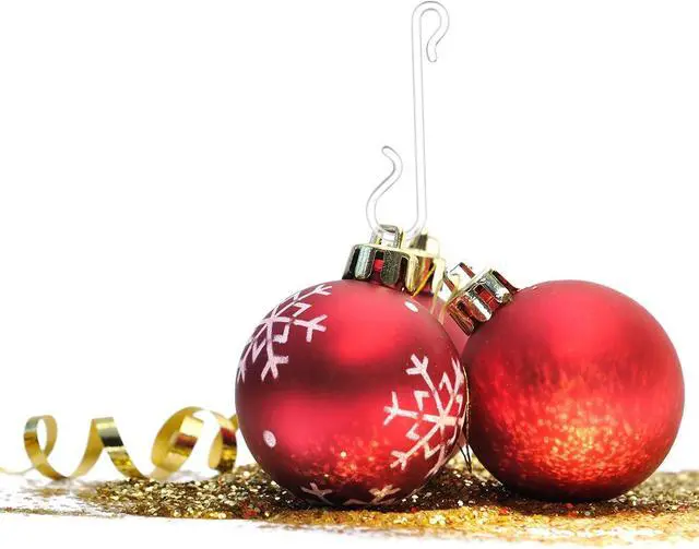 Alt view image 4 of 7 - Jetec Christmas Tree Hook, Christmas Ornament Hanger, Transparent, 100 Pcs