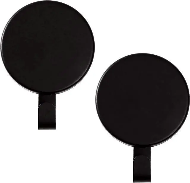 Main image of Heavy Duty Magnetic Wreath Hanger for Front Door, Black 2 Pack