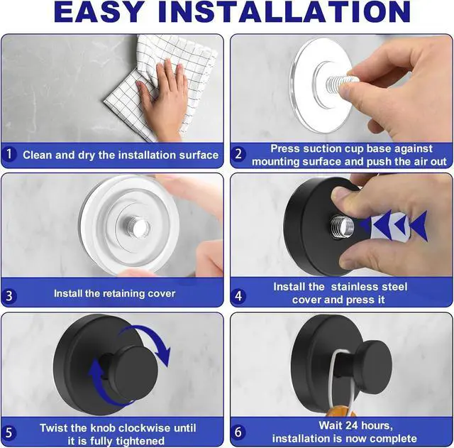 Alt view image 5 of 7 - Bntuk Suction Cup Wreath Hanger, Wreath Hanger for Glass Front Door Window