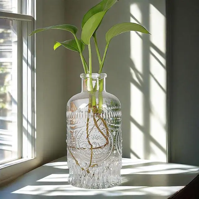 Alt view image 6 of 6 - TIWPAJS Propagation Vases for Plants, Bud Vases, Small Glass Vase for Flowers, Home Decor, Table Decor, Shelf Decor, Desk Decor, Office Decor