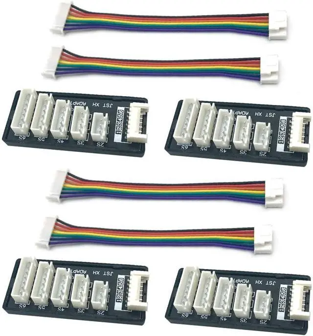 Alt view image 2 of 3 - 4pcs JST-XH Balance Board 2S-6S 3S Lipo Battery Charger Extend Expansion Board Adapter Converter for RC Vehicles Lipo Battery Charging