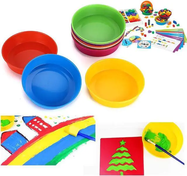 Alt view image 5 of 7 - BTSKY Plastic Sorting Bowls, Assorted Colors Set of 10 for Home Storage