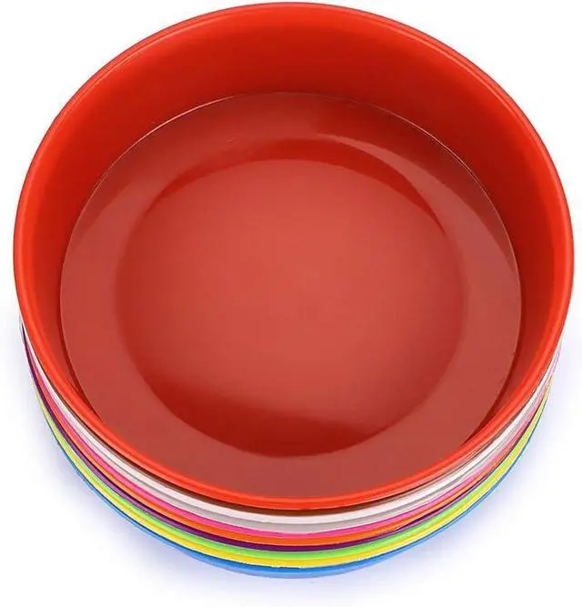 Alt view image 7 of 7 - BTSKY Plastic Sorting Bowls, Assorted Colors Set of 10 for Home Storage