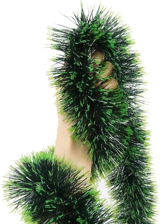 Alt view image 3 of 7 - CCINEE 33FT Christmas Garland,Artificial Greenery Pine Garland Decor for Mantle Stair Fireplace Home Party Decoration
