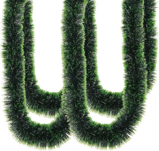 Alt view image 4 of 7 - CCINEE 33FT Christmas Garland,Artificial Greenery Pine Garland Decor for Mantle Stair Fireplace Home Party Decoration