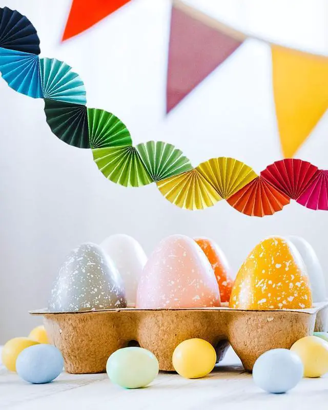 Alt view image 4 of 6 - Banner Garland Fan-Shaped, Rainbow Colors Wall Decor Party Decorations