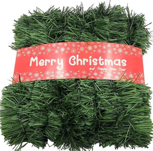Main image of Christmas Garland, Garlands for Christmas Decorations, Exquisite Artificial Greenery Garland for DIY, Green Tinsel Pine Garlands for Decoration and Essential Christmas Décor