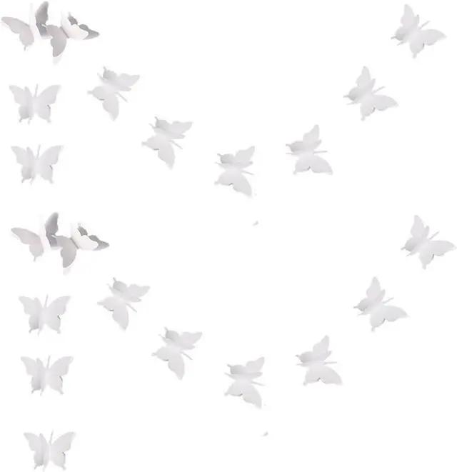 Main image of Butterfly Decorations White Party Decorations Pack of 2