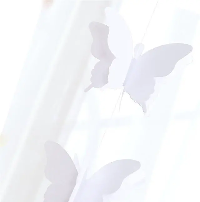 Alt view image 2 of 7 - Butterfly Decorations White Party Decorations Pack of 2