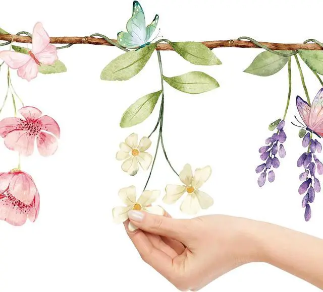 Alt view image 3 of 7 - 2 Pack Wildflower Garland, Wildflower Party Decorations