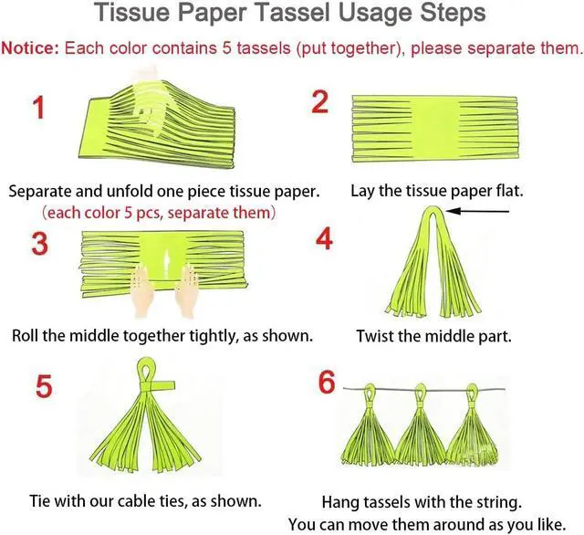 Alt view image 5 of 6 - Sage Green Tassel Garland for Woodland Baby Shower Decorations Retro Green Party Safari Birthday Decorations 15PCS