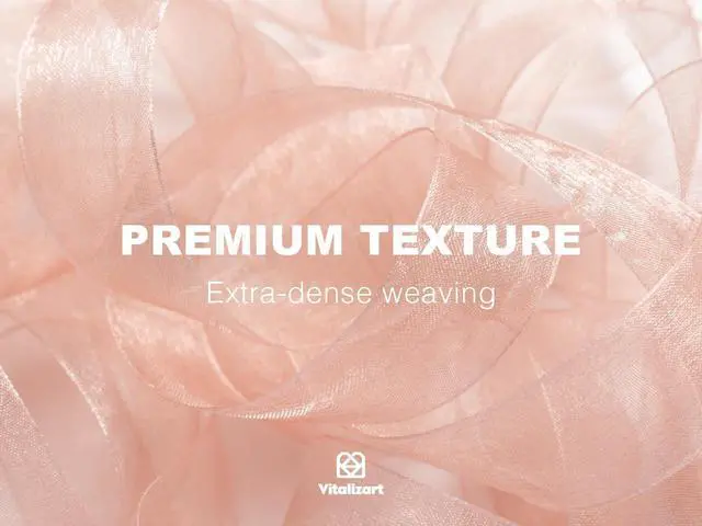 Alt view image 4 of 6 - Vitalizart Pink Organza Ribbon 1" x 30 Yd Sheer Ribbon for Gift Wrapping