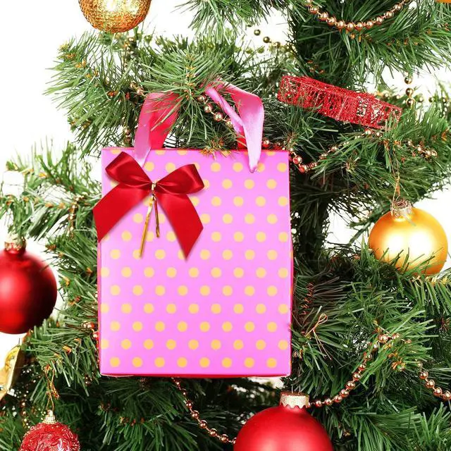 Alt view image 6 of 7 - Sumind 48 Pcs Red Bows for Christmas Tree Wreath Gift Decor, 5 x 4 Inch