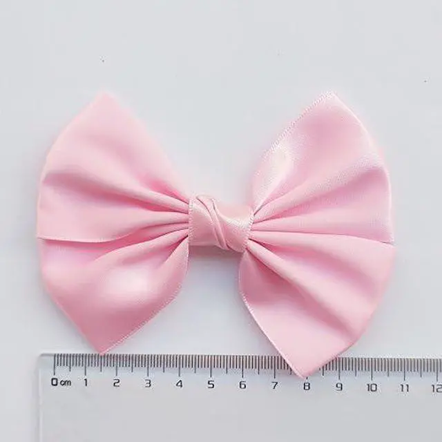 Alt view image 4 of 7 - Chenkou Craft Mix Bulk 50pcs Ribbon Flowers Bows Craft Wedding Ornament Appliques A0241