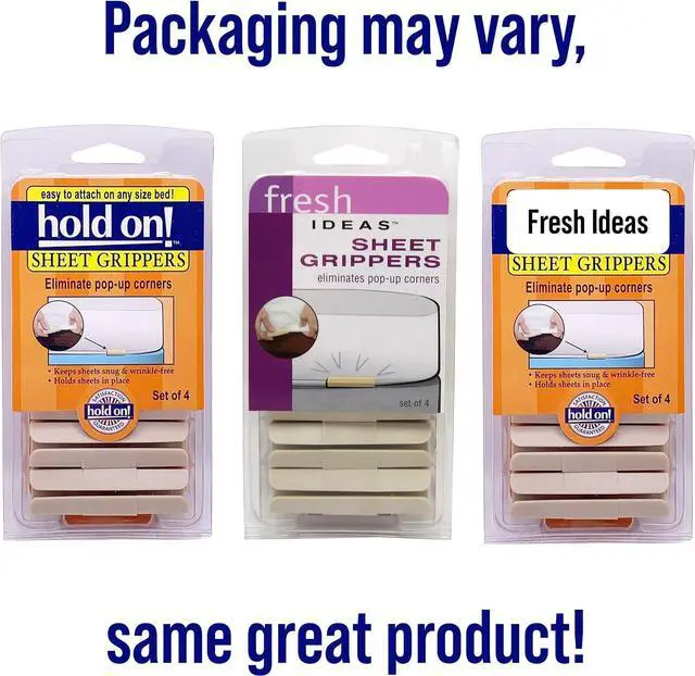 Alt view image 5 of 6 - Fresh Ideas Bed Sheet Grippers Easy to Use Sheet Holders for Mattresses with Traditional Welting Seams, 4 Count