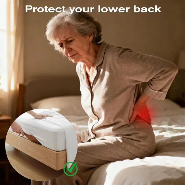 Alt view image 3 of 7 - Mattress Lifter Bed Sheet Tucker Tool, Bed Making Tool Protect Your Back, Hand, Reduce Excess Strain for Bed Sheet Change Neatly and Easy, Wooden Mattress Tucker Paddle for Changing Sheets Bed Skirts