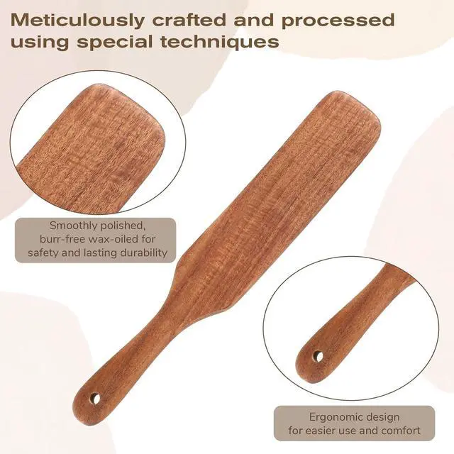 Alt view image 7 of 7 - Mattress Lifter Bed Sheet Tucker Tool, Bed Making Tool Protect Your Back, Hand, Reduce Excess Strain for Bed Sheet Change Neatly and Easy, Wooden Mattress Tucker Paddle for Changing Sheets Bed Skirts