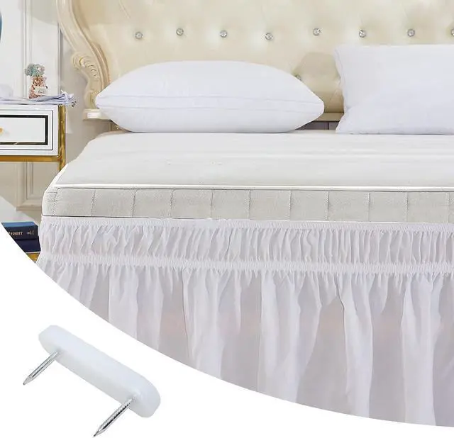 Alt view image 4 of 7 - 30 Piece Bed Skirt Pins or Holders for Upholstery, Slipcovers and Bedskirts