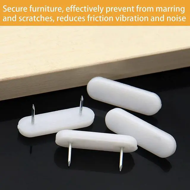 Alt view image 7 of 7 - 30 Piece Bed Skirt Pins or Holders for Upholstery, Slipcovers and Bedskirts