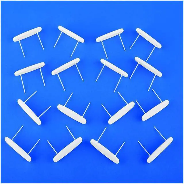 Alt view image 3 of 5 - Collections Etc Bed Skirt Holding Pins - Set Of 16,