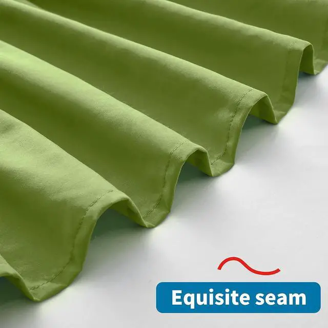 Alt view image 7 of 7 - Entisn Sage Green Wrap Around Bed Skirt, Twin Twin XL 18-Inch Brushed Drop