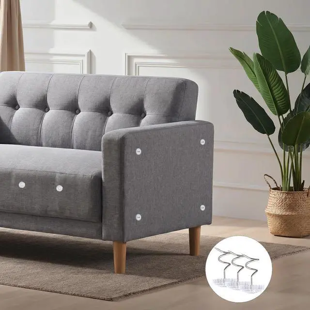 Alt view image 3 of 6 - 60 Pcs Upholstery Tacks Bed Skirt Headliner Furniture Pins Upholstery Screw