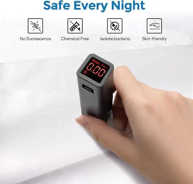 Alt view image 5 of 7 - Disposable Bed Sheets for Hotel, King Size Travel Disposable Bedding Set,Disposable Duvet/Comforter Cover,Safe and Portable for Travel,Contains 1bed Sheet 1quilt Cover and 2pillowcases