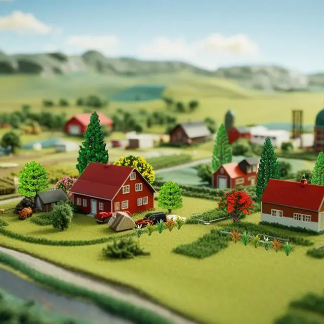 Alt view image 7 of 7 - 32Pcs Model Trees Mixed Miniature Plants Model Train Scenery for Handcrafts