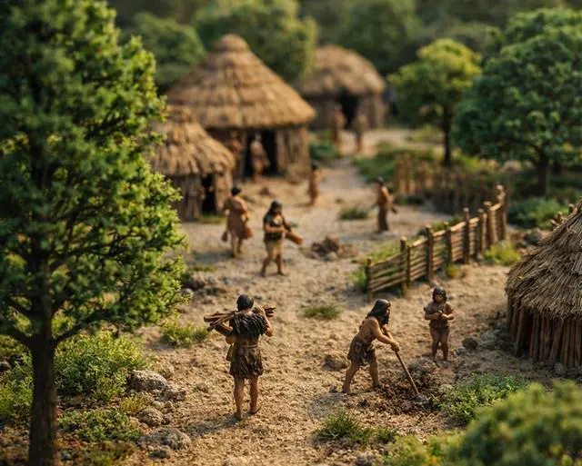 Alt view image 6 of 7 - 40 Pcs Miniature Trees 1.3-5.1 Inch Assorted Model Trees for Crafts Forest Diorama Kit Faux Plants Landscape Set for DIY