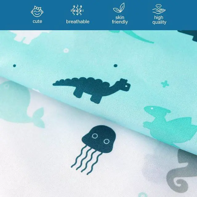 Alt view image 2 of 7 - Crib Sheets for Boys or Girls 2-Pack, Fitted Crib Sheet 52'' x 28''