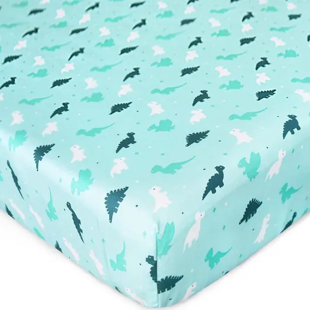 Alt view image 4 of 7 - Crib Sheets for Boys or Girls 2-Pack, Fitted Crib Sheet 52'' x 28''