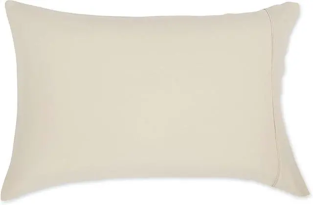 Alt view image 4 of 4 - Amazon Basics Standard Pillowcases Set of 2 - Lightweight, Super Soft Easy Care Microfiber, Beige, 30" L x 20" W, Pillows Not Included