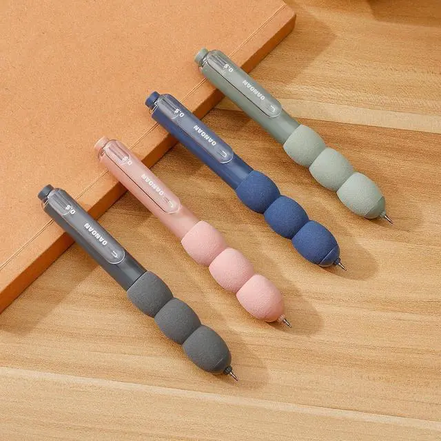 Alt view image 7 of 7 - BAYTORY 4Pcs Small Retractable Gel Pens, Fat Pens for Arthritis Hands