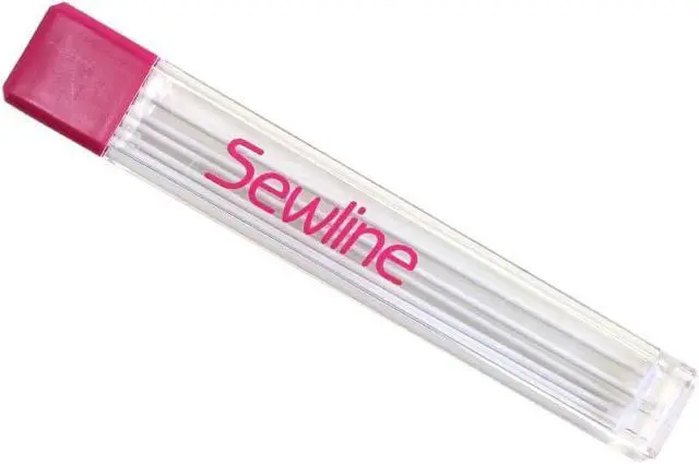 Main image of Sewline Lead Refill White 6-Pack Ceramic Fabric Pencil Leads for Trio Mechanical Pencils