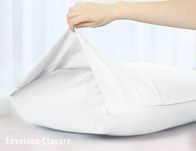 Alt view image 4 of 7 - Sunflower Body Pillowcase Cotton Long Pillow Cover 1 Pack, Bright White