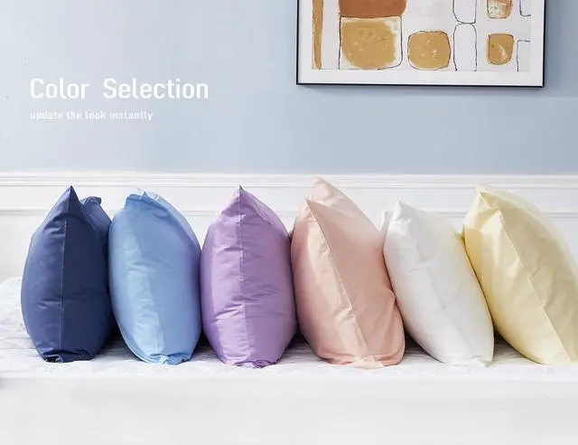 Alt view image 5 of 7 - Sunflower Body Pillowcase Cotton Long Pillow Cover 1 Pack, Bright White