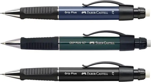 Alt view image 3 of 4 - Faber-Castell Grip Plus 07 Pencil- Metallic Blue (1 piece)