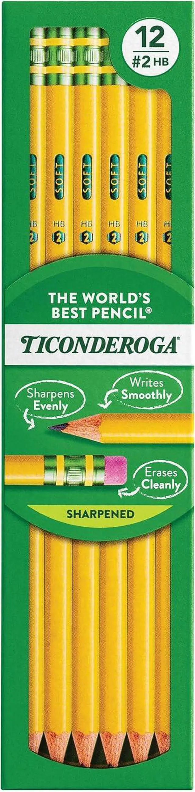 Main image of Ticonderoga Wood-Cased Pencils, Pre-Sharpened