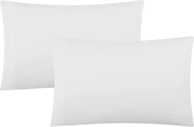 Main image of EVOLIVE Standard Microfiber Pillowcases Set of 2, 20"x30" (White)