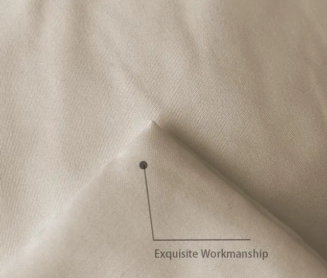 Alt view image 7 of 7 - iMaylex 1800 Series Super Soft Brushed Microfiber Fabric Zipper Pillowcase, Luxury Cozy and Lightweight, Set of 2, Khaki, Standard, 20x26 Inches